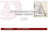 CS231A course project outline - Stanford Universityweb.stanford.edu/.../cs231a/lectures/CS231A_course_project_outline.pdf · Section 4- Project Discussion CS 231A Section: Course