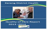 Kerang District Health Report/QOC Report final 3.pdf · kerang district health welcome 3 health service accreditation 4 national safety and quality health service standards 5 quality