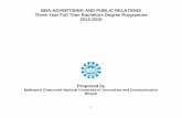 BBA-ADVERTISING AND PUBLIC RELATIONS Three Year Full …cccjbp.in/images/pdf/BBA(APR)2012.pdf1 BBA-ADVERTISING AND PUBLIC RELATIONS Three Year Full Time Bachelors Degree Programme