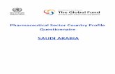 SAUDI ARABIA - who.int · SAUDI ARABIA. Pharmaceutical Sector Country Profile Questionnaire. Final Version. Page 2 The Pharmaceutical Sector Country Profile Survey . 1. Background