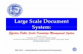 Large Scale Document - Covenant Universityeprints.covenantuniversity.edu.ng/373/1/NIIE_Conference_on_DMS... · Large Scale Document ... SAP provides complex set of conditions used