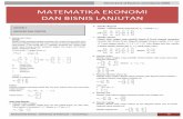 MATEMATIKA EKONOMI DAN BISNIS LANJUTAN · Masterbook of Business and Industry (MBI) Muhammad Firman (University of Indonesia - Accounting ) 81 MATERI 2 VEKTOR DAN AKAR KARAKTERISTIK