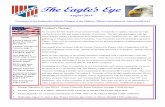 The Eagle’s Eye - gainesvillemoaa.orggainesvillemoaa.org/pdf/2014Aug.pdf · The Eagle’s Eye August 2014 Newsletter of the G nesville, Florid Ch ˝ter of the Milit ˚Officers Associ