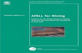 APELL for Mining - UNEP · APELL for Mining Guidance for the Mining Industry in Raising Awareness and Preparedness for Emergencies at Local Level TECHNICAL REPORT N°41 UNITED NATIONS