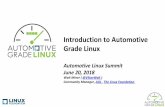 Introduction to Automotive Grade Linux · 31 Jan-Simon Moeller Linux Foundation 31 Kazumasa Mitsunari Witz 28 ... Slide 50 System Architecture Team • Overall System Architecture