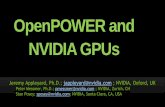 OpenPOWERand NVIDIA GPUs - ECMWF · OpenPOWERand NVIDIA GPUs ... & 50+ more … 3 2 x POWER8 CPUs ... Bandwidth 2 x NVIDIA Tesla K40 GPU Accelerators Linux Operating System IBM POWER