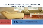 THE FURNITURE VALUE CHAIN IN NORTH CAROLINA · THE FURNITURE VALUE CHAIN IN NORTH ... The enter uses GV analysis to study ... includes applied value chain analysis and developing