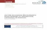 Kosovar Civil Foundation · january 2008 [eu pre‐accession instruments: development of absorption capacities in kosovo]