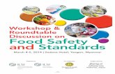 Workshop & Roundtable Discussion on Food Safety and … · Workshop & Roundtable Discussion on Food Safety ... Mr. Halim Nababan, ... Workshop and Roundtable Discussion on Food Safety