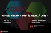 AC5409: What the #!@%™ is AutoCAD Doing? - Autodeskaucache.autodesk.com/au2011/sessions/5409/class_presentations/v1_AU... · AC5409: What the #!@%™ is AutoCAD ... Personalize