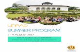 UNPAD SUMMER PROGRAM - Universitas Padjadjaranfpik.unpad.ac.id/wp-content/uploads/unpad-summer-program.pdf · About Unpad Summer Program 2017 The annual 10 days -program held by university