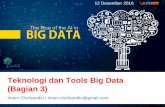 14 Teknologi dan Tools Big Data Bagian 3 Big Data L1617imamcs.lecture.ub.ac.id/files/2012/08/12-2-Teknologi-dan-Tools-Big... · 12 Desember 2016 Teknologi dan Tools Big Data (Bagian