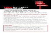 TEDx Nantwich will take place on Sunday, 29 October 2017 ... · September (date tbc) one half-day workshop October (date tbc) one half-day workshop Saturday 28 Oct full day dress