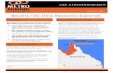Bauxite Hills Mine Resource Expands · The Mineral Resources ... aluminous laterite on the west coast of Cape York Peninsula that includes Rio Tinto ... The aircore method utilises
