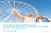 Freedom Blue PPO and Community Blue Medicare PPO Network ... · Freedom Blue PPO and Community Blue Medicare PPO Network Sharing EGHP_17_0711