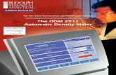 The DDM 2911 Automatic Density Meter - Agaram Industries · The DDM 2911 Automatic Density Meter NVLAP LAB CODE: 200898-0 Accreditation to ISO/IEC 17025:2005 United States Department