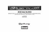 XDM6320 OM 2-16-05 - Home Audio from Dual Electronics · 3 XD6320 INSTALLATION Wiring Diagram FUSE When replacing the fuse, make sure new fuse is the correct type and amperage. Using