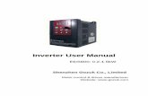 Inverter User Manual - Gozuk · Inverter User Manual EDS800: 0.2-1.5kW Shenzhen Gozuk Co., Limited Motor control & drives manufacturer Website: