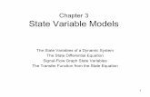 Chapter 3 State Variable Models - University of Ottawarhabash/ELG4152L305.pdf · • The time-domain state variable model lends itself easily to computer solution and analysis. 3