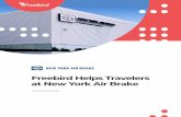 Freebird Helps Travelers at New York Air Brake · “New York Air Brake uses Freebird to help our ... $4,505 Additional full-cash refunds from airlines, using $200 avg refund estimate