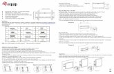 LCD TV WALL MOUNT BRACKET Diagram-4 c FIXED 2. …d.pdf5. With another person’s help, replace the wall plate and fix it to the wall by using the lag bolts i and lag bolt washers