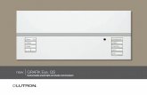 GRAFIK Eye QS - Illumination Systems Eye QS Brochure.pdf · GRAFIK Eye QS improves architectural lighting control Simple to operate Large, engravable, backlit buttons and an information