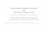 Supersymmetric Quantum Mechanics and Two 2D xed centers of ...campus.usal.es/~mpg/General/2cSUSYqmBenM.pdfSupersymmetric Quantum Mechanics and Two 2D xed centers of force J. Mateos