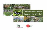 Community In Bloom Awards 2016/media/nparks-real-content/gardening/... · Diamond Award $1000 $1000 $2000 ... • Kebun Baru Link Residents' Committee - Blk 180 • Kebun Baru View