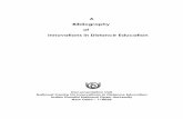 A Bibliography of Innovations in Distance Education A Bibliography of Innovations in... · Preface This bibliography, designed by the National Centre of Innovations in Distance Education,