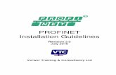 PROFINET Installation Guidelines - Verwer Trainingverwertraining.com/wp-content/uploads/PROFINET-Installation-Guide... · PROFINET Installation Guidelines Revision 2.0 July 2016 Verwer