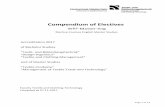 Compendium of Electives - web.hs-niederrhein.de · Compendium of Electives WPF-Master-eng Accreditation 2017 of Bachelor Studies "Textil- und Bekleidungstechnik" ... - to develop