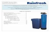 CTFE948 Tannin Filter - Rainfreshrainfresh.ca/wp/wp-content/uploads/2016/05/CTFE-Series-Tannin... · CTFE948 Tannin Filter Installation & Operation Manual (Please save for future