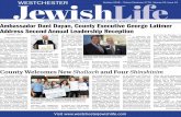 Jewish WESTCHESTER Life · the JCC of Mid-Westchester, Scarsdale on Wednesday, Sep-tember 5th. Approximately 150 citi-zens attended with a long list of dignitaries, including Board