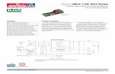 OKL(2)-T/20-W12 Series Datasheet - power.murata.com · (6) Short circuit shutdown begins when the output voltage degrades approximately 2% from the selected setting. (7) Please observe