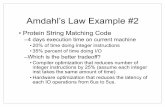 Amdahl’s Law Example #2cseweb.ucsd.edu/classes/wi11/cse141/Slides/07_performance.pdf · • Make the common case fast (i.e., x should be large)! –Common == “most time consuming”