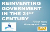 Reinventing Government in the 21st Century - CD2D9300-9629-4071-8A91-CB58DFEF924B... · TODAY’ S