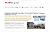 Reinventing Employee Onboarding - Enboarder: Put People ... · Reinventing Employee Onboarding ... financial services, manufacturing, retail, government and business process outsourcing.