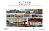 OxfOrd PreservatiOn trust awards 2018 · Owner: PHBS UK n igHt Of Heritage l iii – radCliffe CaMera Owner: University of Oxford Contractors: dpa lighting consultants, ... conservation