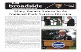 boston national historical park Mary Bomar Sworn In As ... · boston national historical park the Number 2 2006 ... wrote that the small arti- ... ship and invaluable on-the-ground