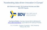 BDV Reference model / TF6 Technical Priorities and SRIA ... · TF6 Technical Priorities and Standardisation. BDV –Big Data and Analytics/Machine Learning Reference Model Data types,