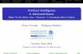 Arti cial Intelligence - fai.cs.uni-saarland.de · Introduction Minimax Search Evaluation Fns Alpha-Beta Search MCTS ConclusionReferences Arti cial Intelligence 6. Adversarial Search