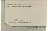 EFFECT OF FISHWAY SLOPE ON RATE - National Oceanic … · EFFECT OF FISHWAY SLOPE ON RATE OF PASSAGE OF . ... Bonneville and The Dalles Dam a . ... The assistance of Dr. Gerald B.