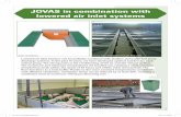 JOVAS in combination with lowered air inlet systems · JOVAS in combination with lowered air inlet systems Lowered air inlet systems can be perfectly combined with shallow slurry