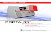 Speed • Sensitivity • Simplicity · PROTA was introduced in 1998 as the first dedicated solution for structure elucidation of biologics and since has become the industry’s preferred