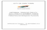 CITY OF CAPE TOWNresource.capetown.gov.za/documentcentre/Documents/Bylaws... · 2016-08-25 · City of Cape Town Large organisation to coordinate service delivery Multiple policies