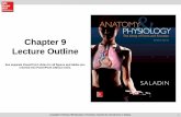 Chapter 9 Lecture Outline - Napa Valley College 105/AP E and E... · •Arthrology—science of joint structure, function, and dysfunction •Kinesiology—the study of musculoskeletal