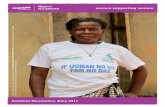 women supporting women - Concern Worldwide · women supporting women Fatmata Sankoh, Sierra Leone wearing a t-shirt that says ... identify and treat children suffering from malaria,
