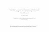 Preliminary technical guidance and literature review to ...· Preliminary Technical Guidance and Literature