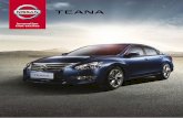 TEANA SAMPLE · NISSAN Innovation that excites NISSAN Innovation ... and with the performance of the all-new TEANA, the declaration made Will be of power, poise and confidence.