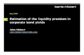 Estimation of the liquidity premium in corporate bond yields · Africa (PGN110).. + Solvency II ... h/spd=1%, h/period=5y h/spd=2 ... Estimate the liquidity premium as the difference